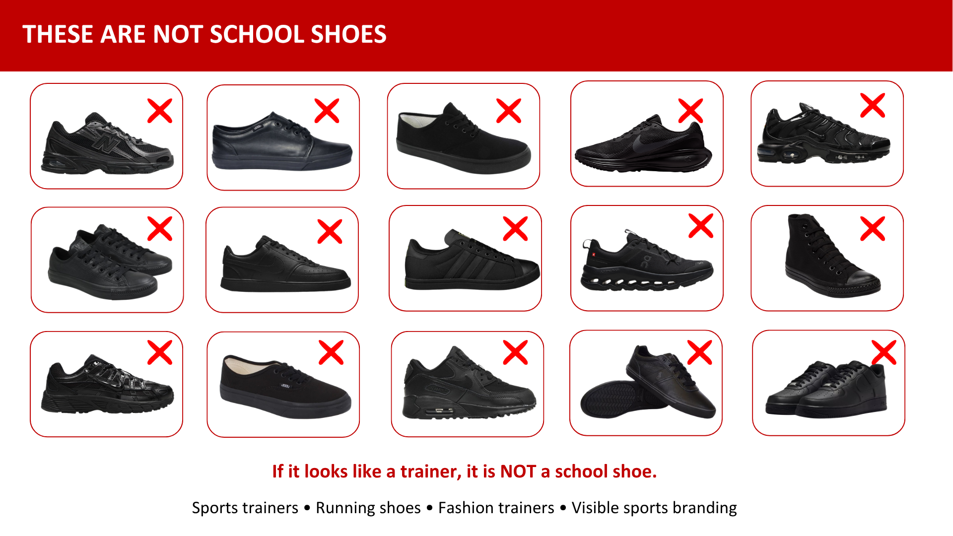Picture of unnaceptable shoes